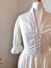 Gunne Sax dress, Vintage Cottagecore Victorian Edwardian