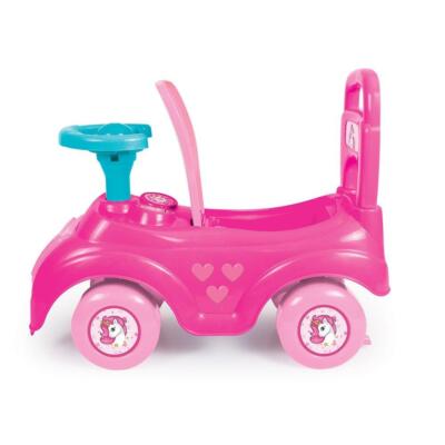 Einhorn Kinder Indoor- und Outdoor-Roll- und Fahrfahrzeug Dolu Pink 37x21x47 cm