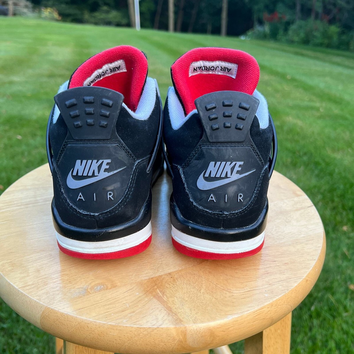 Nike Air Jordan 4 Retro OG GS Bred 2019 Men's Shoes - Size 6 Nike Air Jordan 4 Retro OG GS Bred 2019 Men's Shoes - Size 6