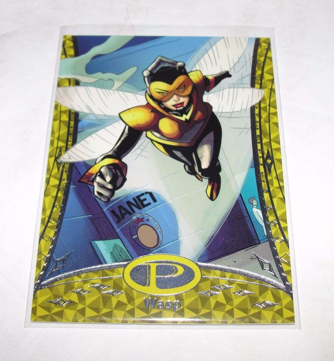 2014 Marvel Premier WASP #9 Premium Silver Foil/199 Janet Van Dyne - AVENGERS