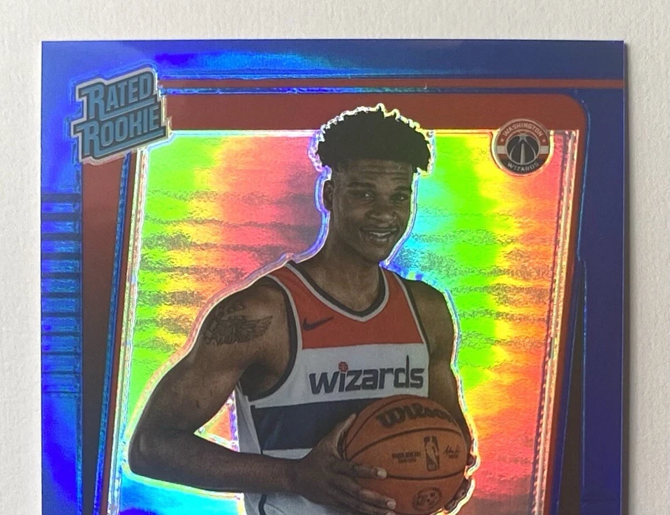 2021-22 Optic NBA Isaiah Todd Blue Prizm Refractor Rookie SSP RC #d /59 Wizards - Image 3 of 4