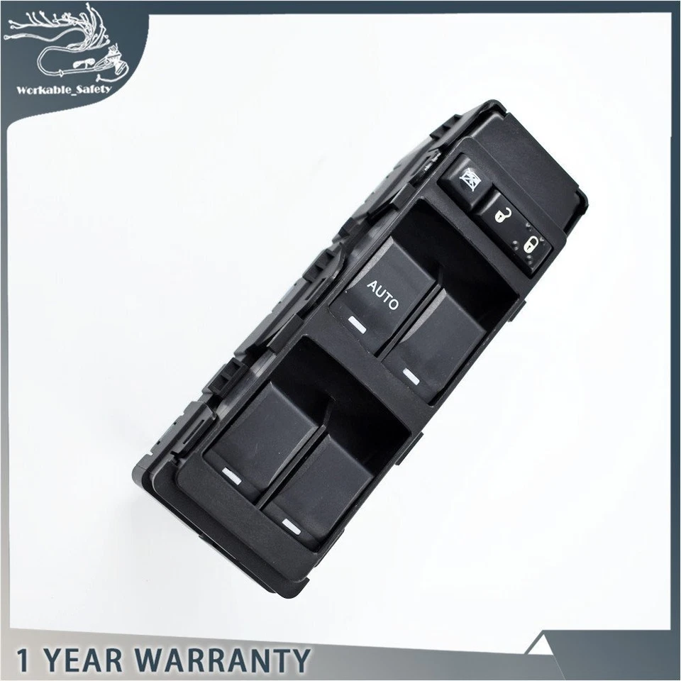 Interruptor de control de ventana maestro Jeep Compass Patriot 2011-2016 04602780AA negro Foto 2 de 4