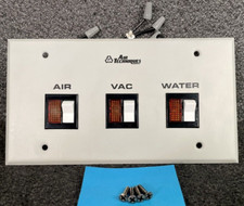 Air Techniques Dental Air Vac Water Main Master Control On/Off Wall Switch