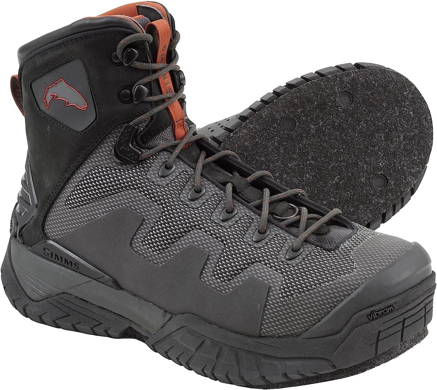 Simms G4 Pro Wading Boot Felt - Size 8 Carbon Felt