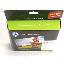 HP Photo Value-pack: 60 Tri-Color Ink & 50-sheet 4x6" Photo Papers 07/2014