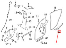 NEU BMW 3 GRAN TURISMO F34 HINTERER EINSTIEG M VERKLEIDUNG 51478059015 8059015