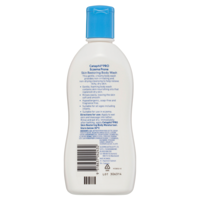 Cetaphil Pro Eczema Prone Skin Restoring Body Wash 295 ml