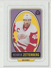 2013-14 O-PEE-CHEE STAMPS WRAPPER REDEMPTION HENRIK ZETTERBERG DETROIT RED WINGS