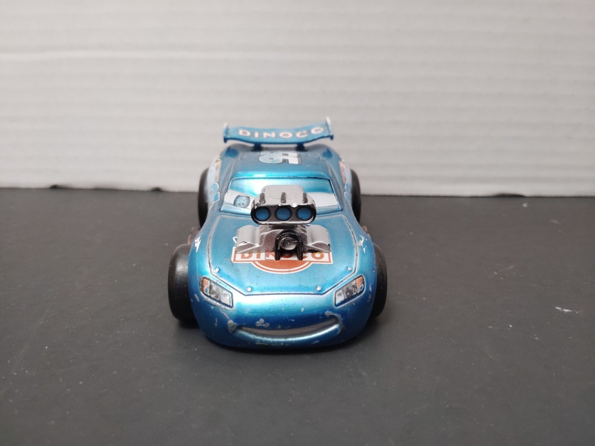 Disney Cars HOT RODIN' Lightning McQueen VHTF Rare Loose Dinoco