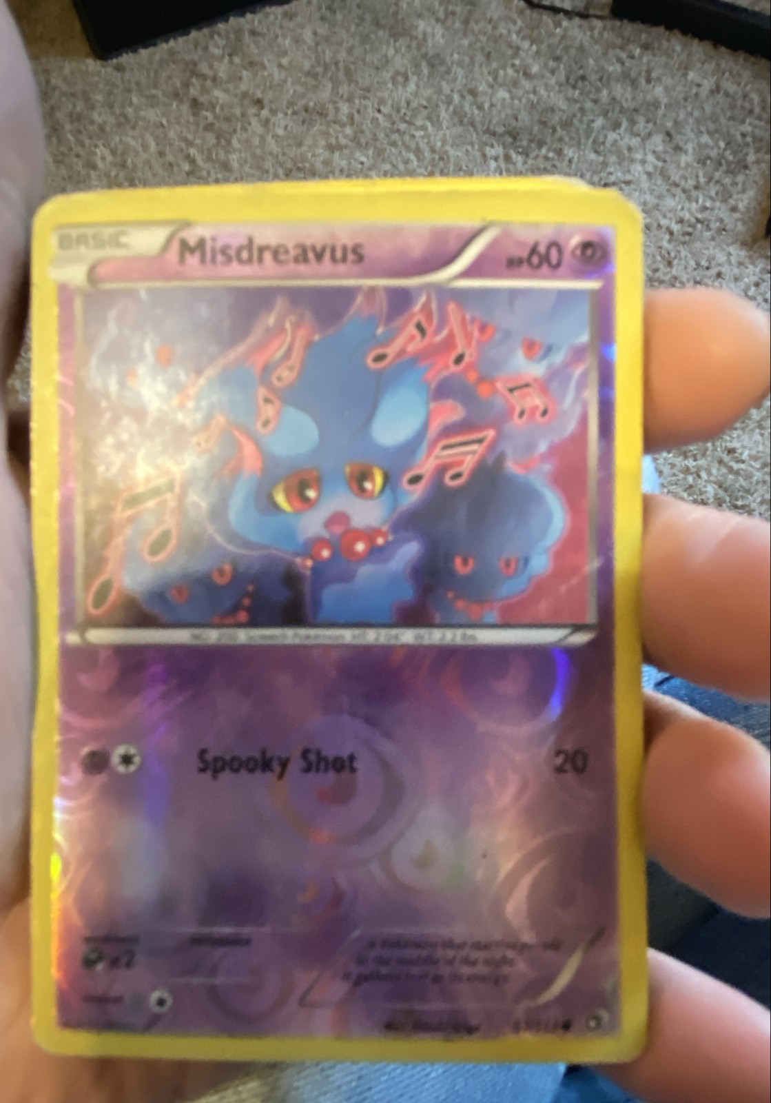 Misdreavus 57/113 Legendary Treasures Reverse Holo