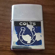 Zippo Colts Horseshoe Logo Lighter Bradford, PA Made in USA Sport Theme