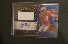 K.J. Hill 2020 Select Draft Pick Blue Disco  Rookie Patch Auto /75 RPA OSU