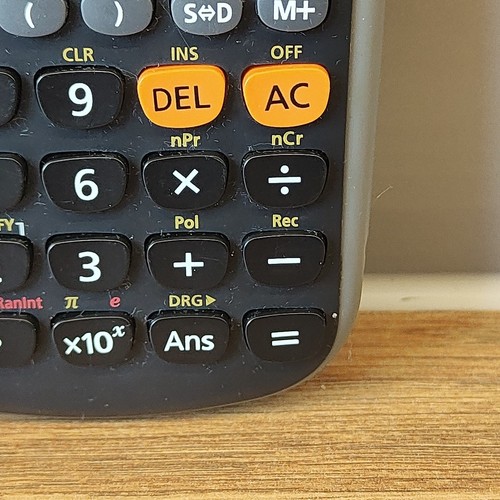 Casio FX-83GT Plus Scientific Calculator Black/Grey Tested Working 2 Way Power - Picture 7 of 9