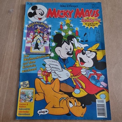 Micky Maus Heft Nr. 52 1995 ohne Beilage mit das schlaue Buch karten 