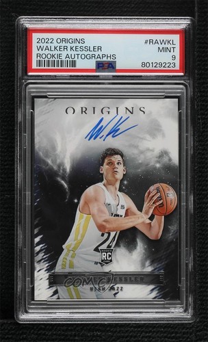 Walker Kessler #RA-WKL 2022 Panini Origins Rookie Autographs card
