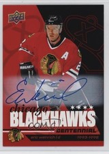 2025-26 Upper Deck Chicago Blackhawks Centennial Red Hot Eric Weinrich #47 Auto