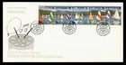 DR WHO 1984 BRITISH VIRGIN ISLANDS FDC EMANCIPATION ANIV FESTIVAL STRIP M72571