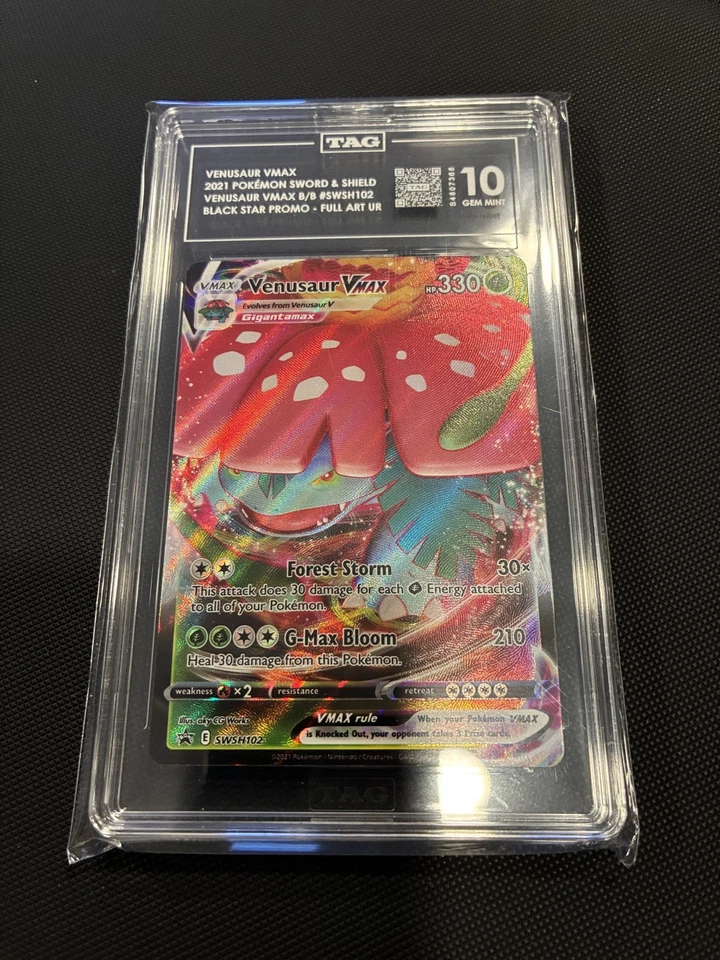 TAG 10 Venusaur VMAX SWSH102 SWSH: Sword & Shield Promo Cards - Pokemon Card - Image 3 of 4