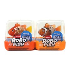 Zuru Robo Alive Robo Fish 2PK - Color Changing Robotic Swimming Fish, 5 Options