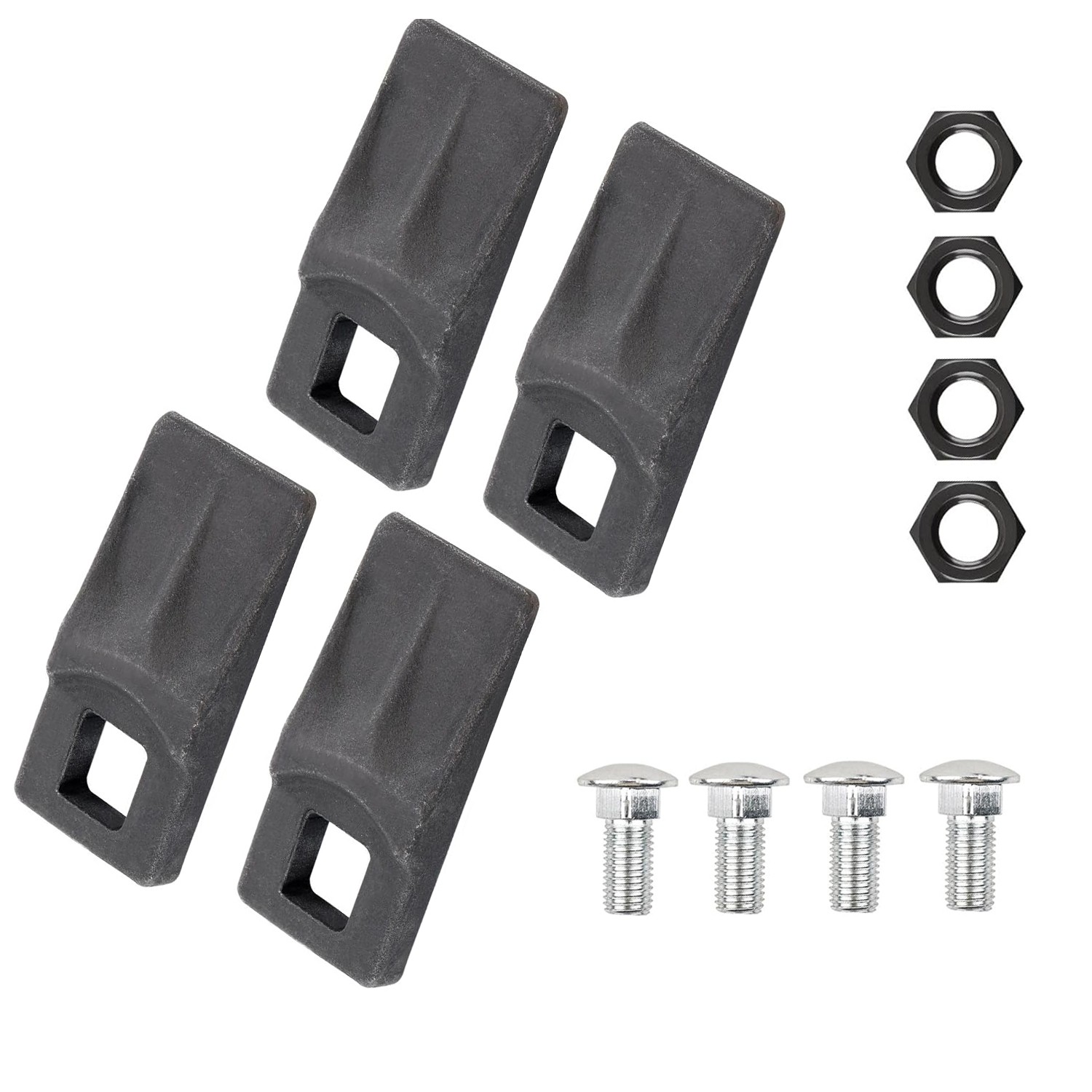 3 Point Auger Cutting Edge w/ Screws Fit Most Heavy Duty Post Hole Digger Augers