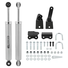 Front Dual Steering Stabilizer for Dodge Ram 2500 3500 4WD 2003-2012