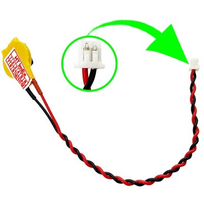 CR1220 Bios CMOS Batterie battery akku mit 10cm kabel für MSI Vector GP77 13VG