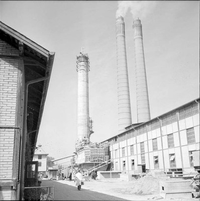 Holderbank Wildegg Jura cement factory building 1954 1950s Old Photo 1