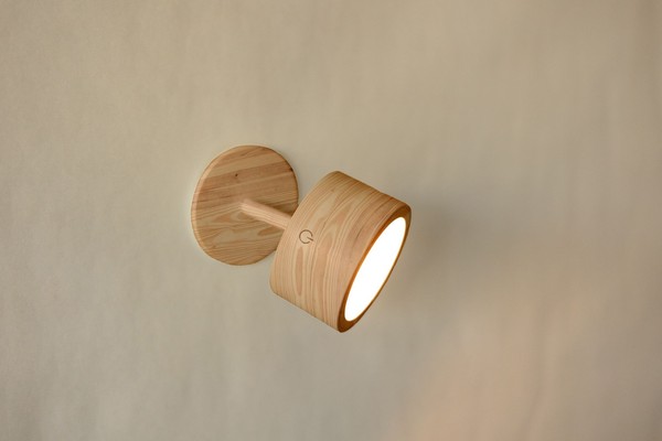 Led Akku Wandstrahler Dimmbar Natur Schalter Flexibel 3000 K L:4.5 Cm Spot Flur-image