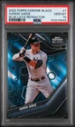 2022 Topps Chrome Black Aaron Judge #1 Blue Lava Refractor 5/75 PSA 10