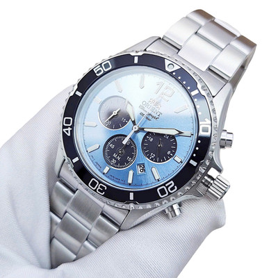 Orient Sport Mako Solar Powered Sapphire Blue Dial Men's Watch RN-TX0206L