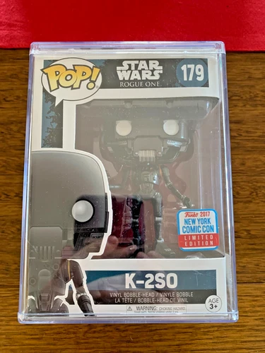 FUNKO POP! K-2SO with blaster 179 Star Wars Rogue One Official NYCC Sticker