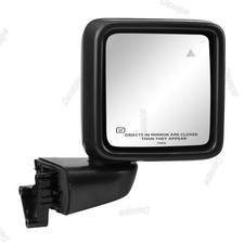 Passenger Side Mirror Assembly Compatible with Jeep Wrangler JL 2018-2021 Gla...