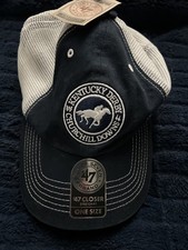 Kentucky Derby Churchill Downs Navy Blue Embroidered Horse Racing Baseball Cap