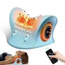 Hugterra Neck Massager 2025, Neck and Shoulder Relaxer with Heat, 3 Modes, Porta