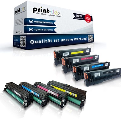4x Kompatible Toner f. HP Color LaserJet CF400-403 CF410-413 CF360-363 CE740-743