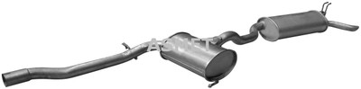 Asmet 16.025 Rear Muffler for Fiat