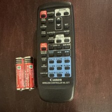 NEW Canon WL-D77 Wireless Controller Remote for Camera Camcorder with AA Battery