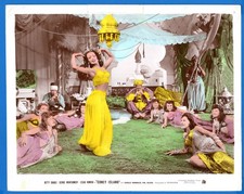 Betty Grable George Montgomery (Coney Island) Orig 8x10 Hand Colored Photo 1943