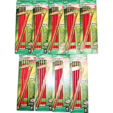 TICONDEROGA Red Erasable Checking Pencils #13941 Pre-Sharpened x9 Packs = 36 NEW
