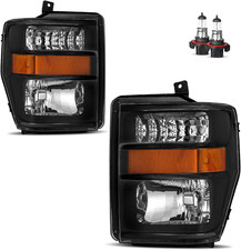 2008-10 Ford F250 F350 F450 F550 Headlight Assembly Compatible Replacement