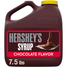 HERSHEY'S Chocolate Flavored Syrup Bulk Jug, 7.5Lbs