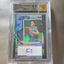 Topps 2025-26 Kon Knueppel Rookie Auto Green Holofoil /99 POP 1 !!!!!   Auto 10!
