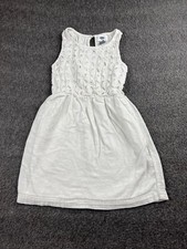 Old Navy White Sleeveless Dress for Girls Size S 6-7 