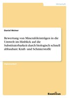 Daniel Weiner | Bewertung Von MineralöLeinträGen In Die Umwelt Im Hinblick...