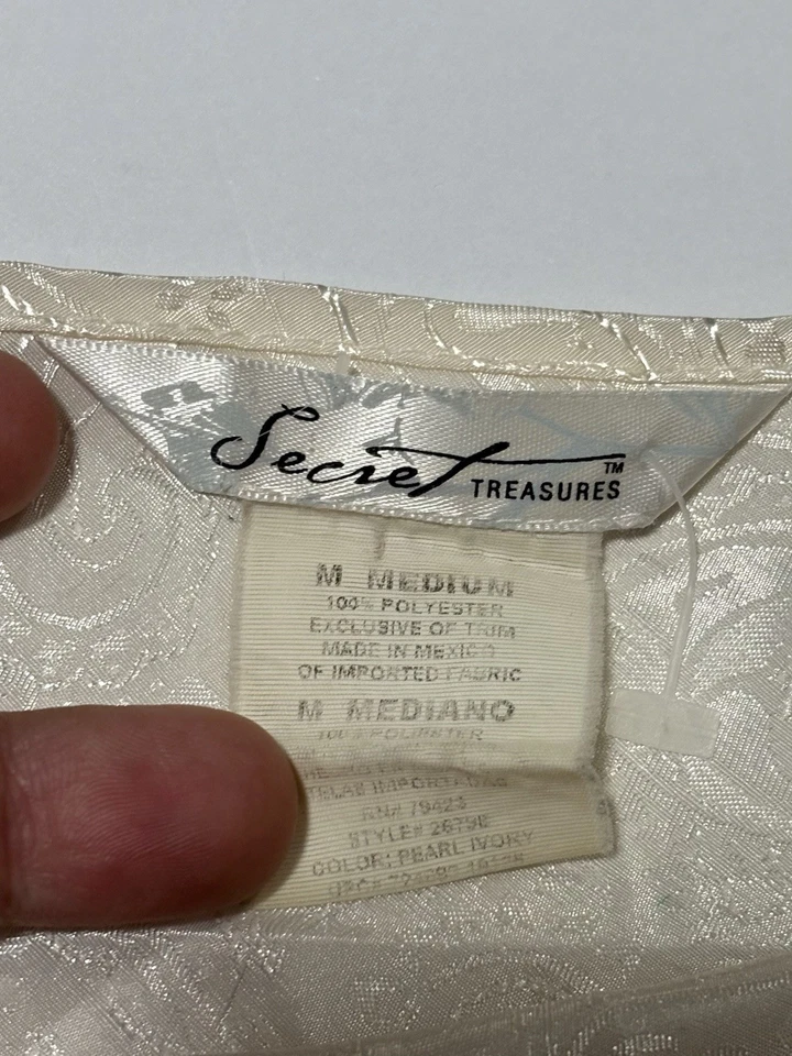 Camiseta sin mangas Secret Treasure Vintage Y2K Coquette Hada Satén Paisley Cami para mujer M’s Foto 4 de 4