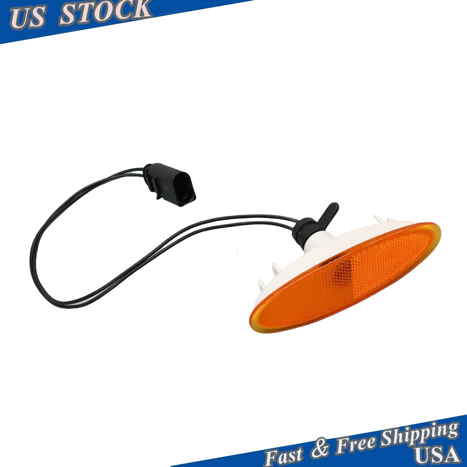 Pair Front LH + RH Bumper Marker Light For Bentley Gt Gtc Flying Spur 3W0945071F