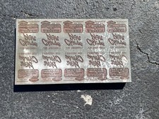 Blok drukarski vintage do literpress - "Użyj planu opłat Neisnera"