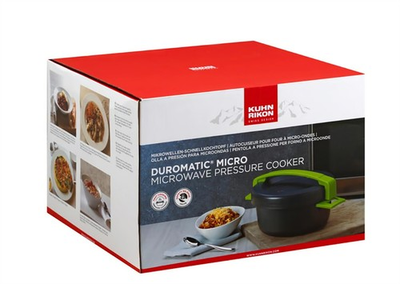 #ad NEW Kuhn Rikon Duromatic Micro Microwave Pressure Cooker 2.5L 2.6 Qt w Box $41.99