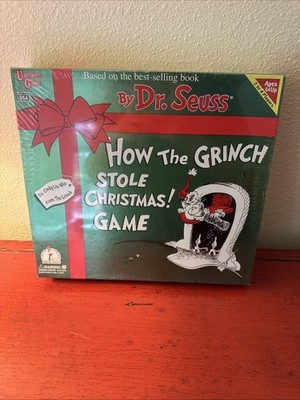How the Grinch Stole Christmas Board Game 2000 New