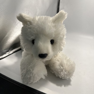 #N33- Aurora Arctic Fox Wolf Puppy Dog Samoyed Flopsie Stuffed Plush Toy 14''